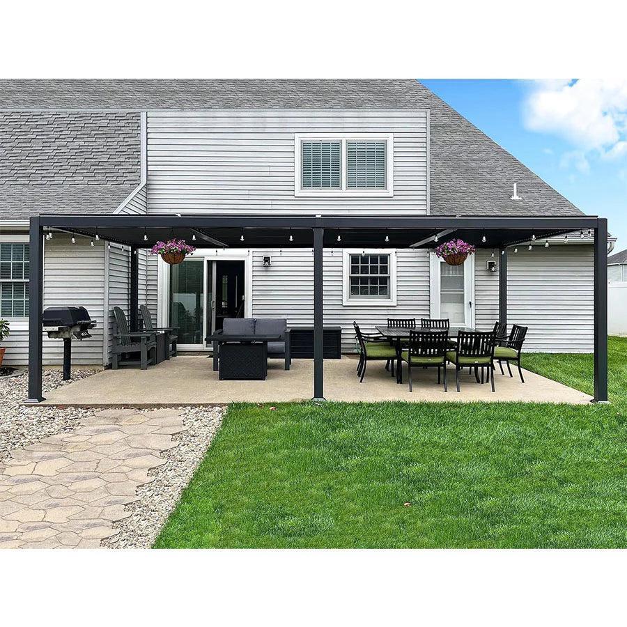 Outdoor Louvered Pergola Patio Sun Shade Shelter